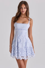 bluebell scallop lace broderie anglais mini sundress