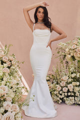 ivory balconette corset bridal gown - limited edition