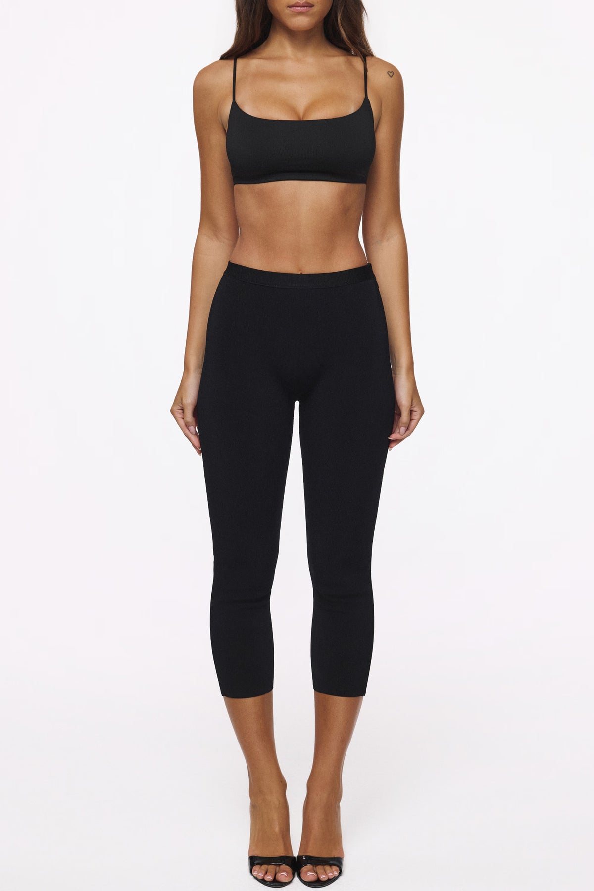 black bandage pants