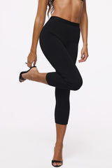 black bandage pants
